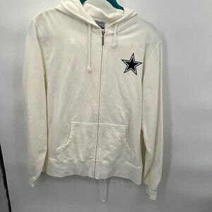 Dallas Cowboys NFC East Womens White Hoodie & Joggers Set XL
